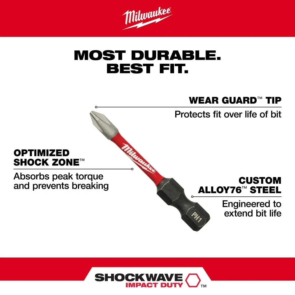 54PC SHOCKWAVE Impact Duty Driver Bit Set - Image 4