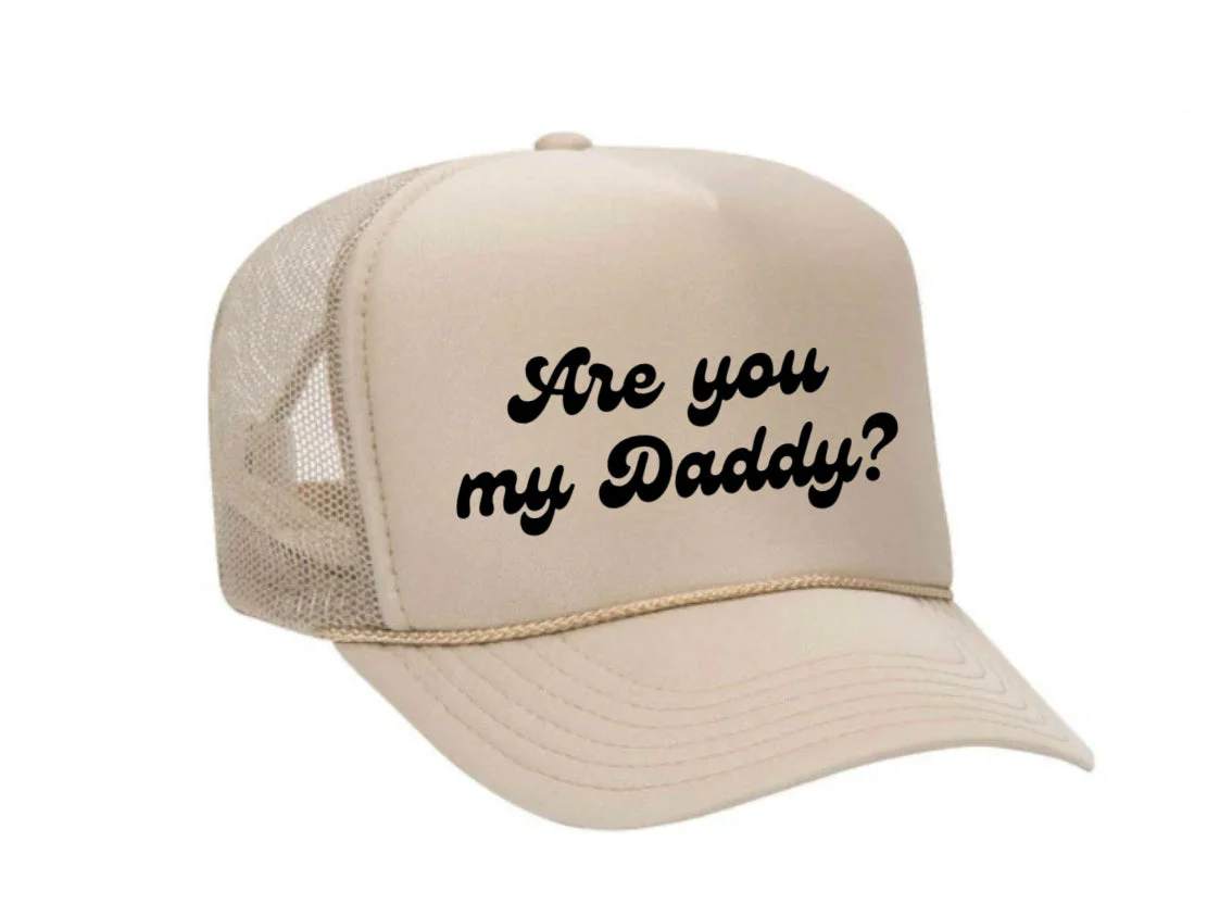 Are You My Daddy Trucker Hat - Image 3