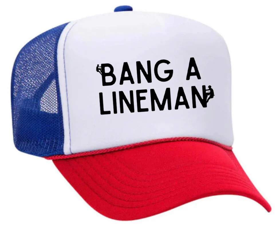 Bang A Lineman Trucker Hat - Image 16