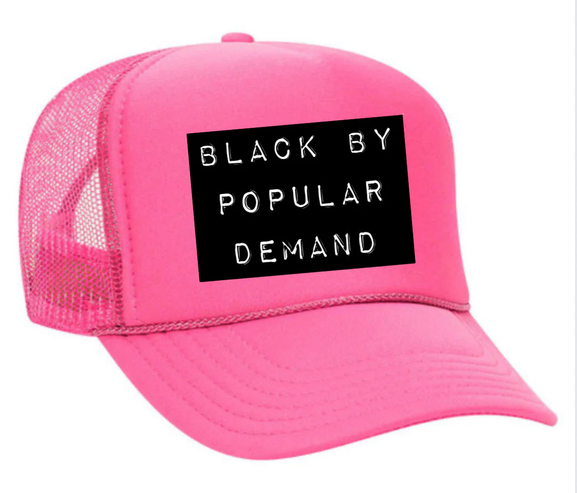 Black by Popular Demand Trucker Hat - Image 21