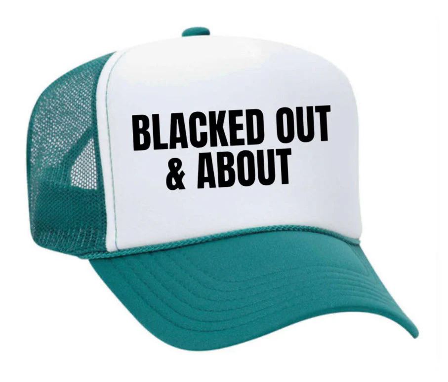 Blacked Out & About Trucker Hat - Image 18