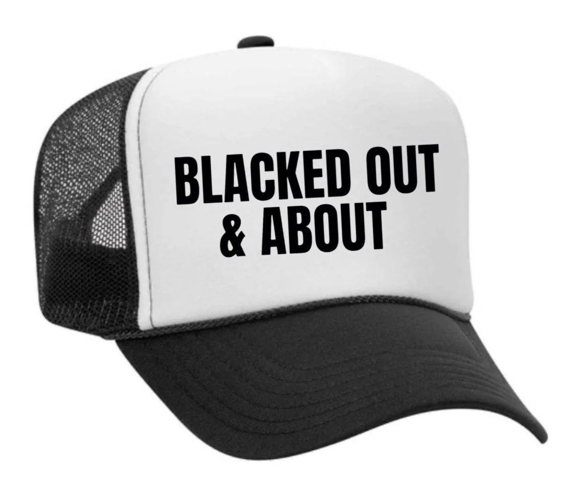 Blacked Out & About Trucker Hat - Image 24