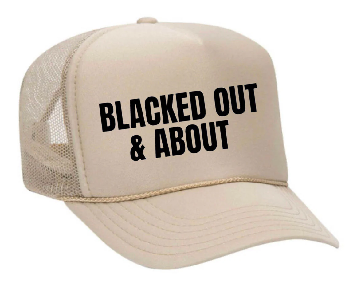 Blacked Out & About Trucker Hat - Image 28