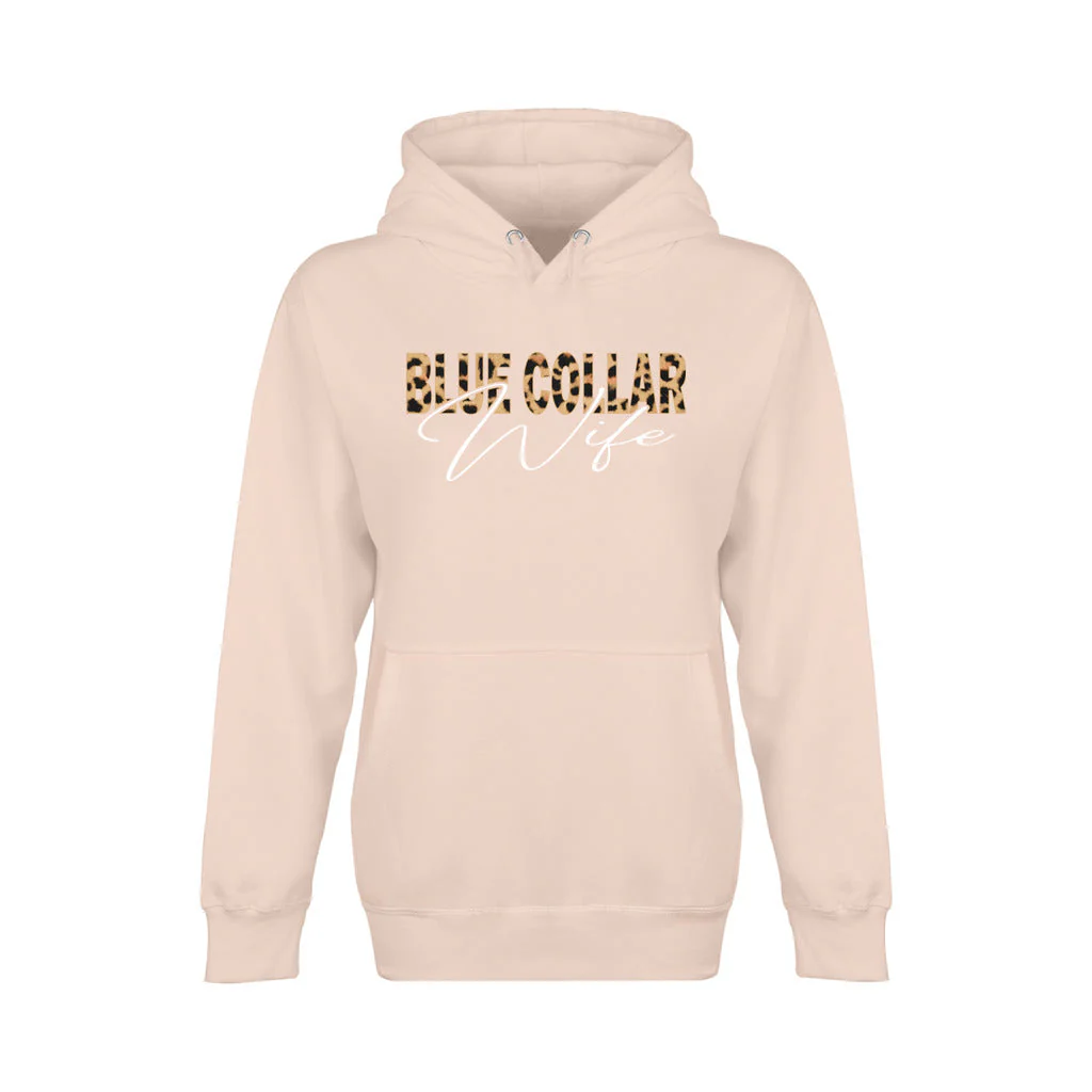 Blue Collar Wife Cheetah Hoodie - Image 4