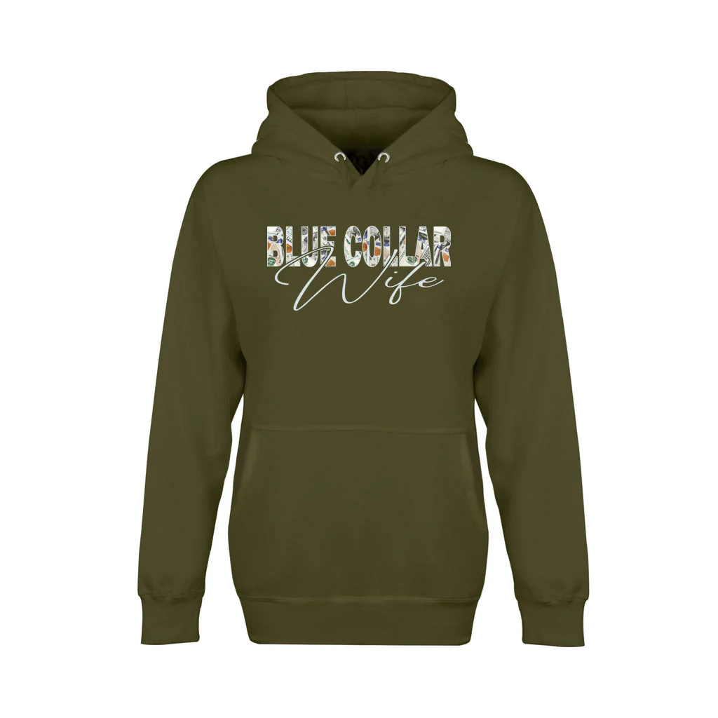 Blue Collar Wife Money Hoodie - Image 2