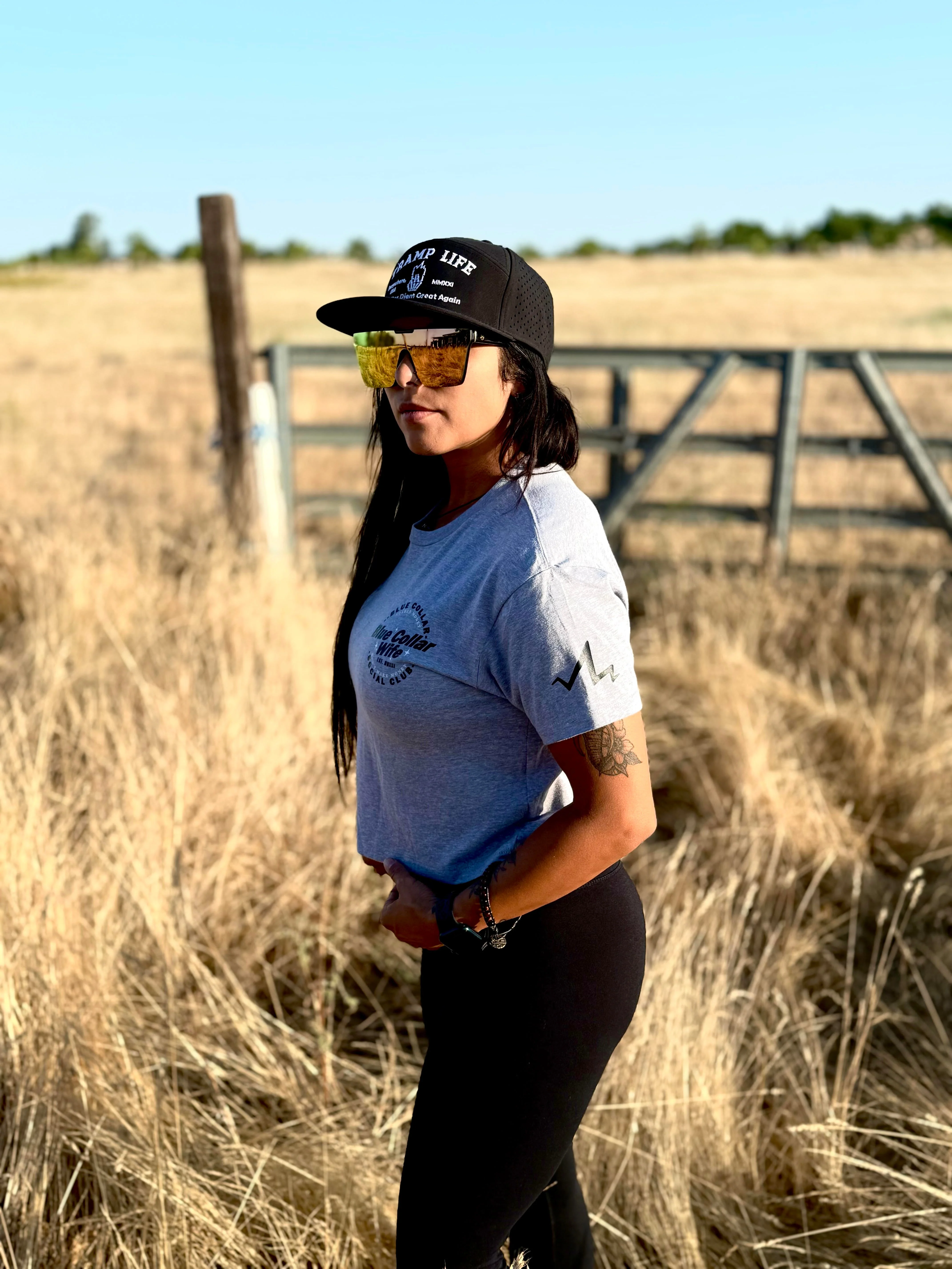 Blue Collar Wife Social Club Women's Crop Top - Image 5