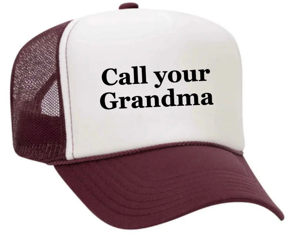 Call Your Grandma Trucker Hat - Image 27