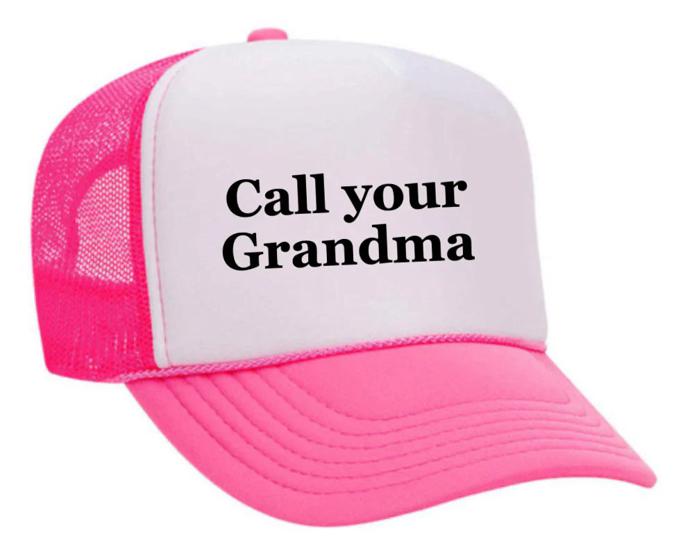 Call Your Grandma Trucker Hat - Image 8