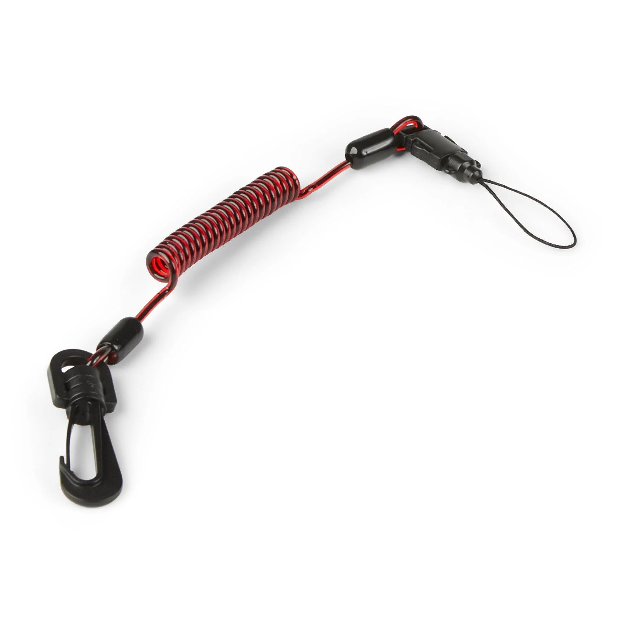 Coil E-Tether With Poly Clip & E-Catch (Non-Conductive) - 0.5kg / 1.1lb - Image 2