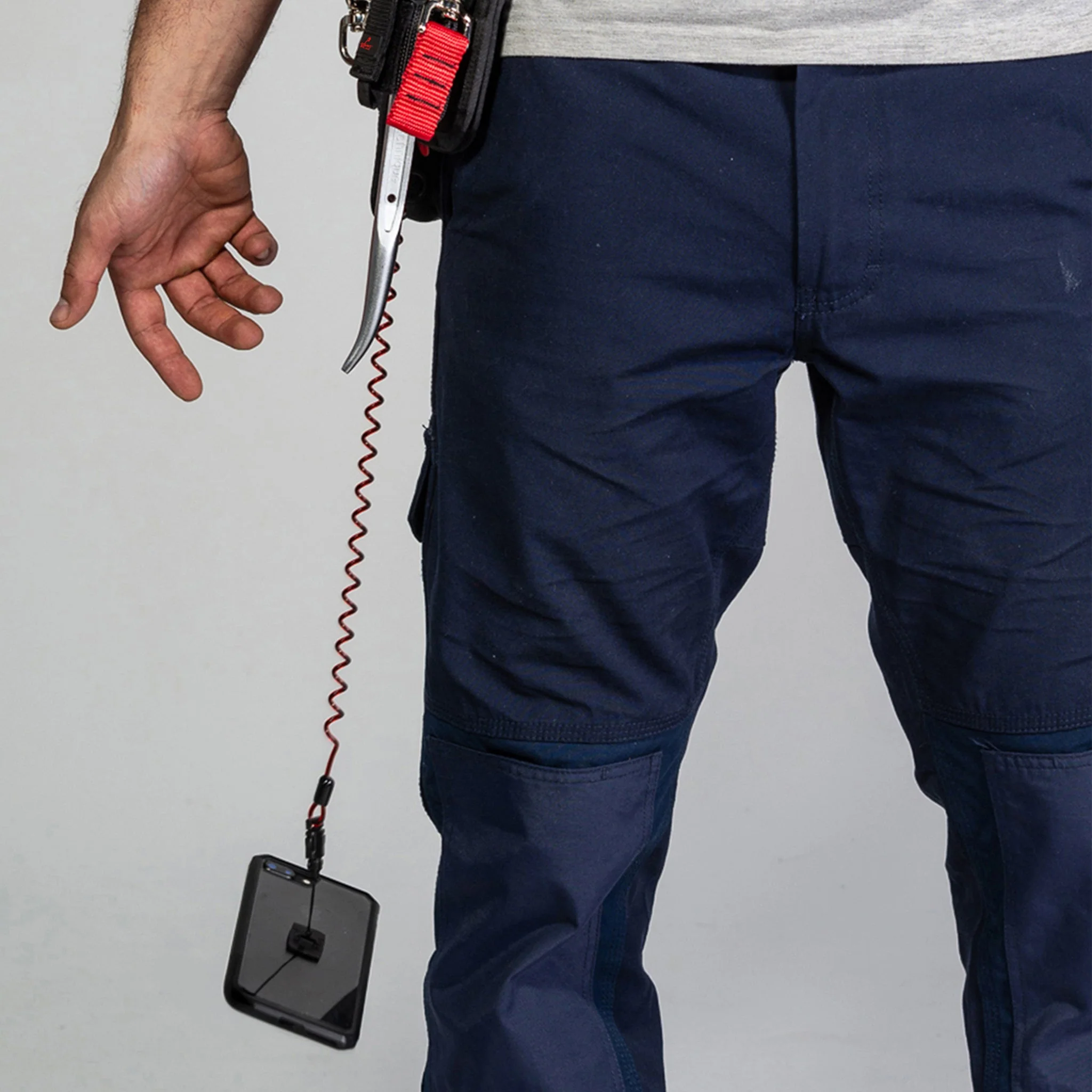 Coil E-Tether With Poly Clip & E-Catch (Non-Conductive) - 0.5kg / 1.1lb - Image 7