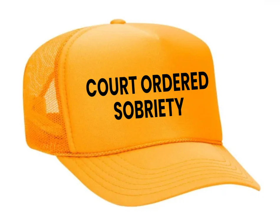Court Ordered Sobriety Trucker Hat - Image 19