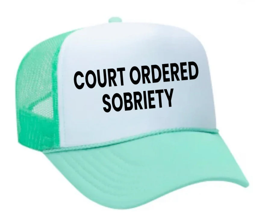 Court Ordered Sobriety Trucker Hat - Image 2