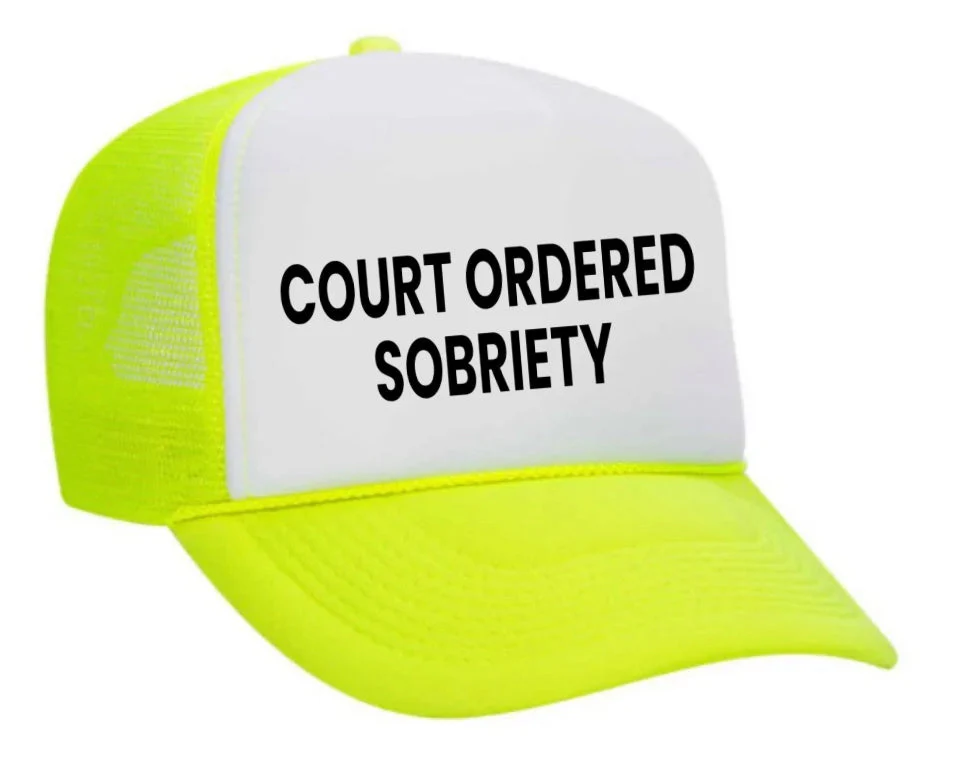 Court Ordered Sobriety Trucker Hat - Image 21