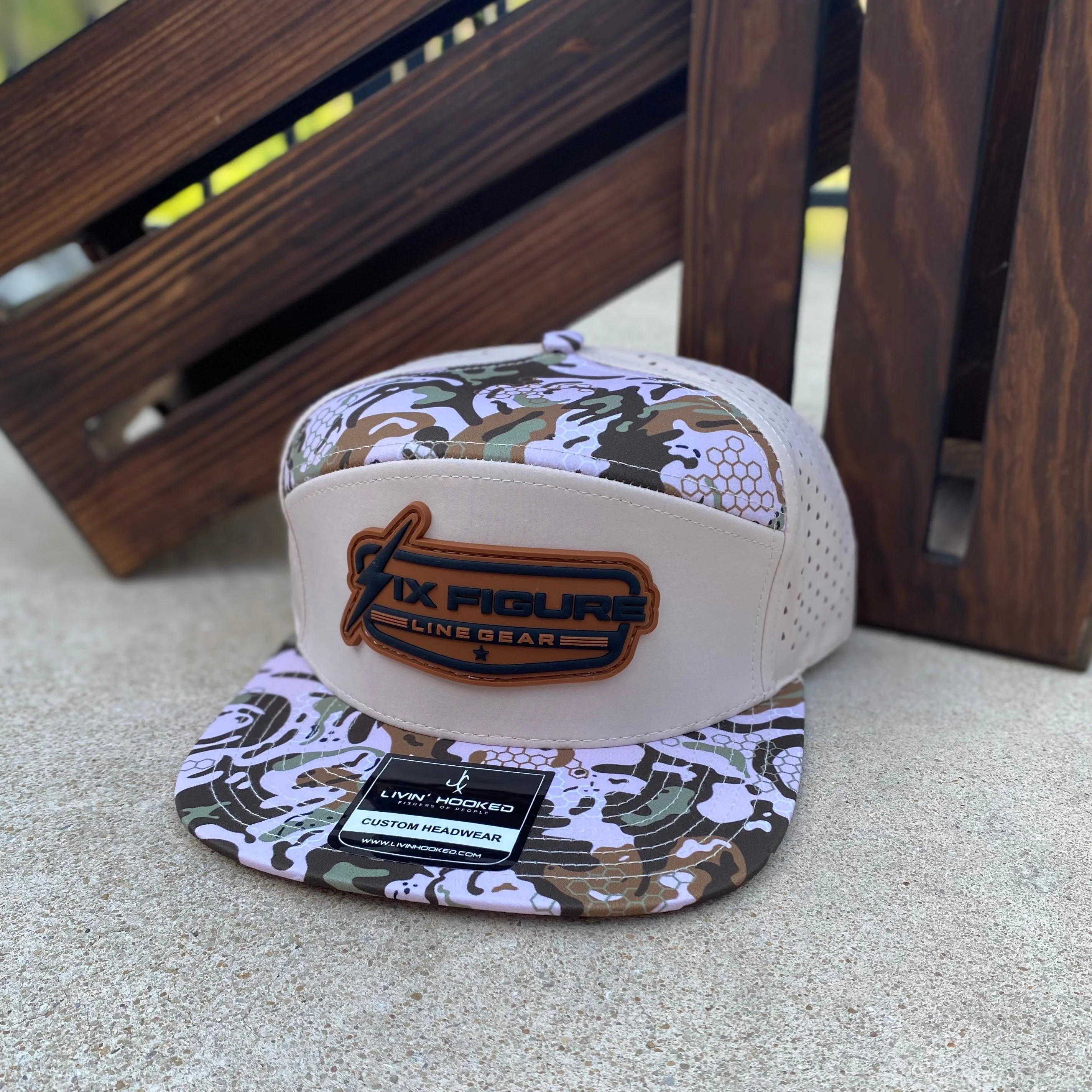 Drip Fusion Livin' Hooked Panel Hat - Image 3