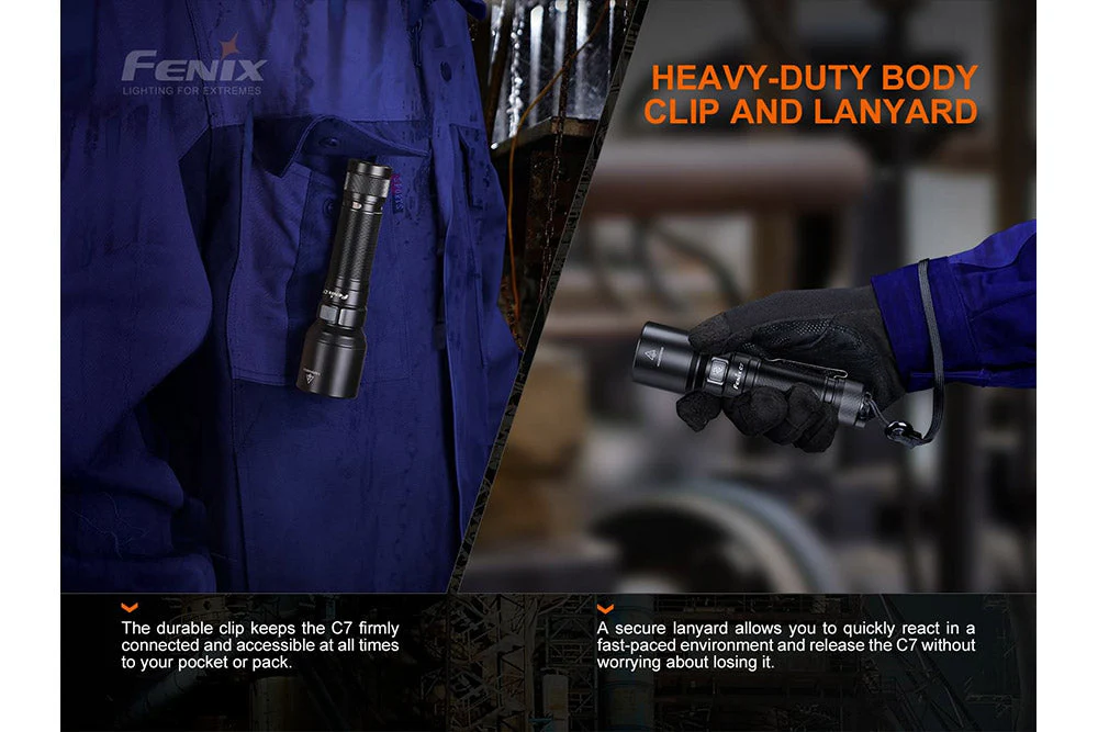 High Performance Rechargeable LED Flashlight - 3000 Lumens - C7 - Image 7