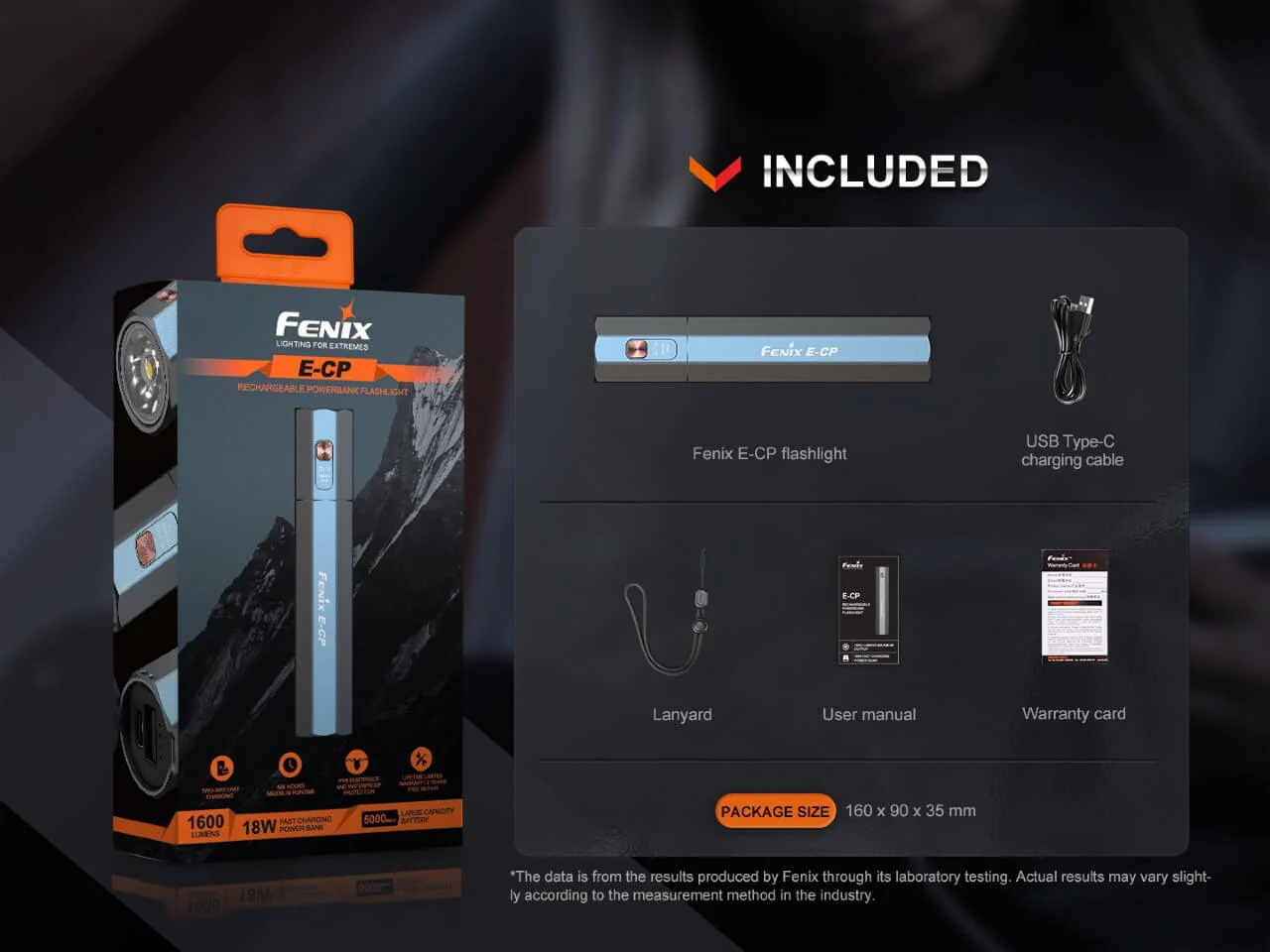 1600-Lumen LED Flashlight / Powerbank - E-CP - Image 15
