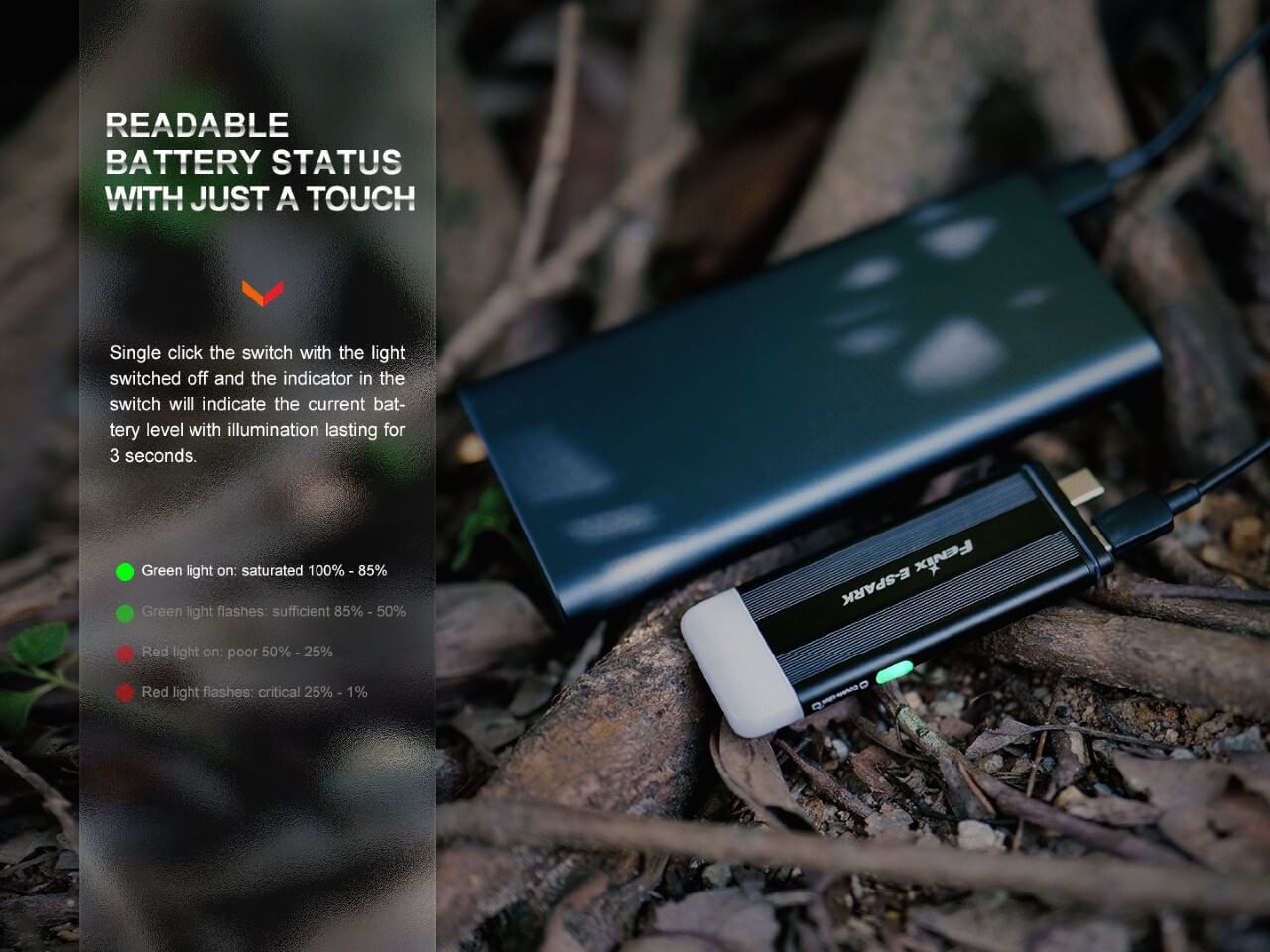 Ultra-Thin Powerbank LED Flashlight - E-SPARK - Image 11
