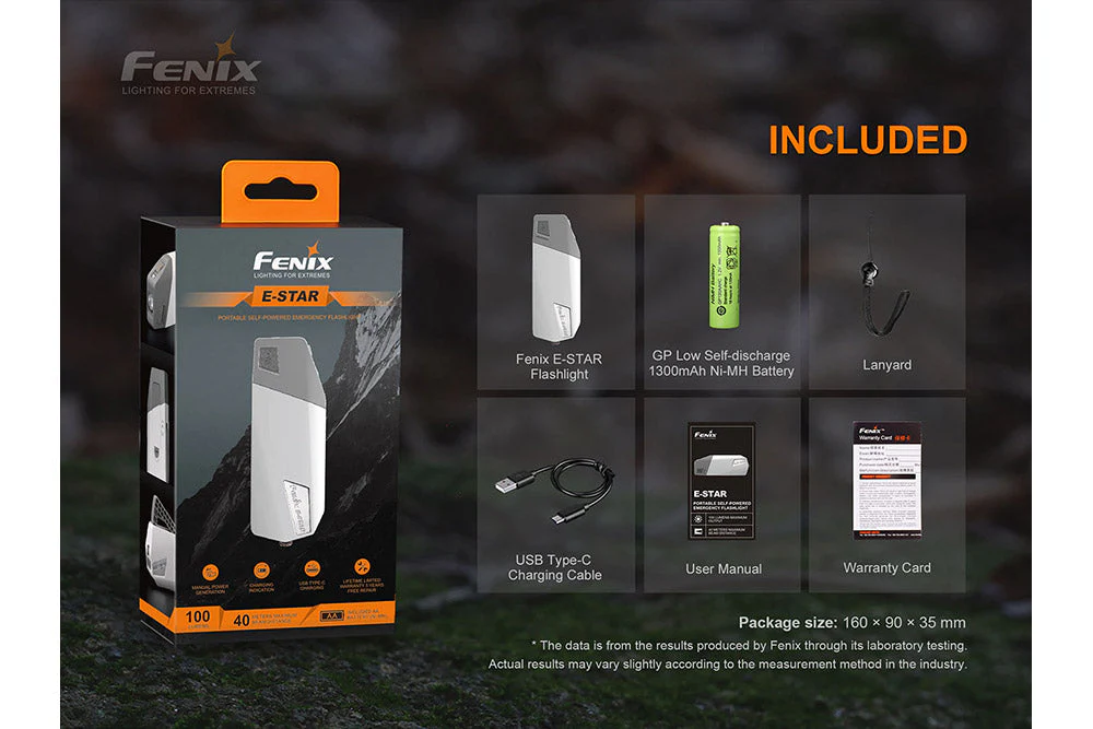Portable Self-powered Emergency LED Flashlight - E-STAR - Image 14