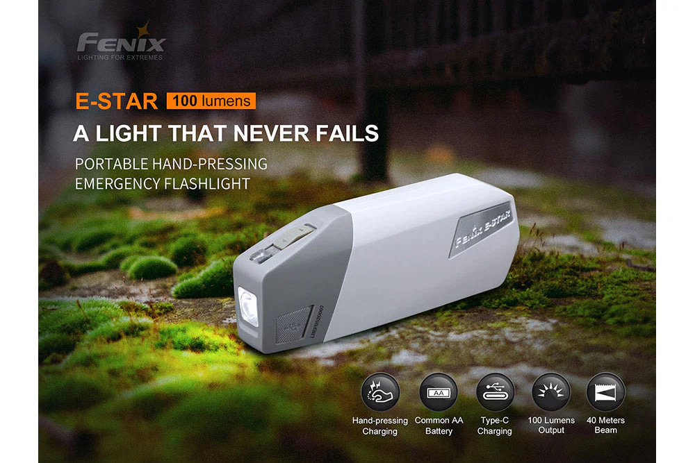 Portable Self-powered Emergency LED Flashlight - E-STAR - Image 3