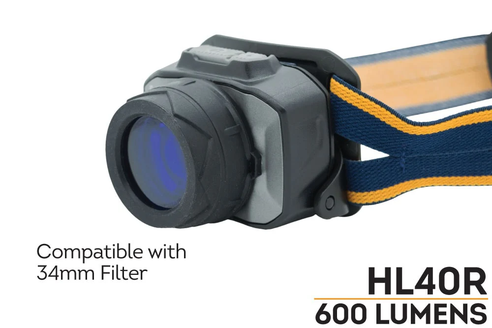 Focusable USB Rechargeable LED Headlamp - HL40R - Image 4