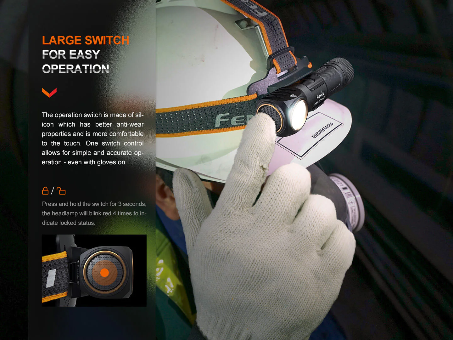V2 Rechargeable LED Headlamp - 1600 Lumens - HM61R - Image 4
