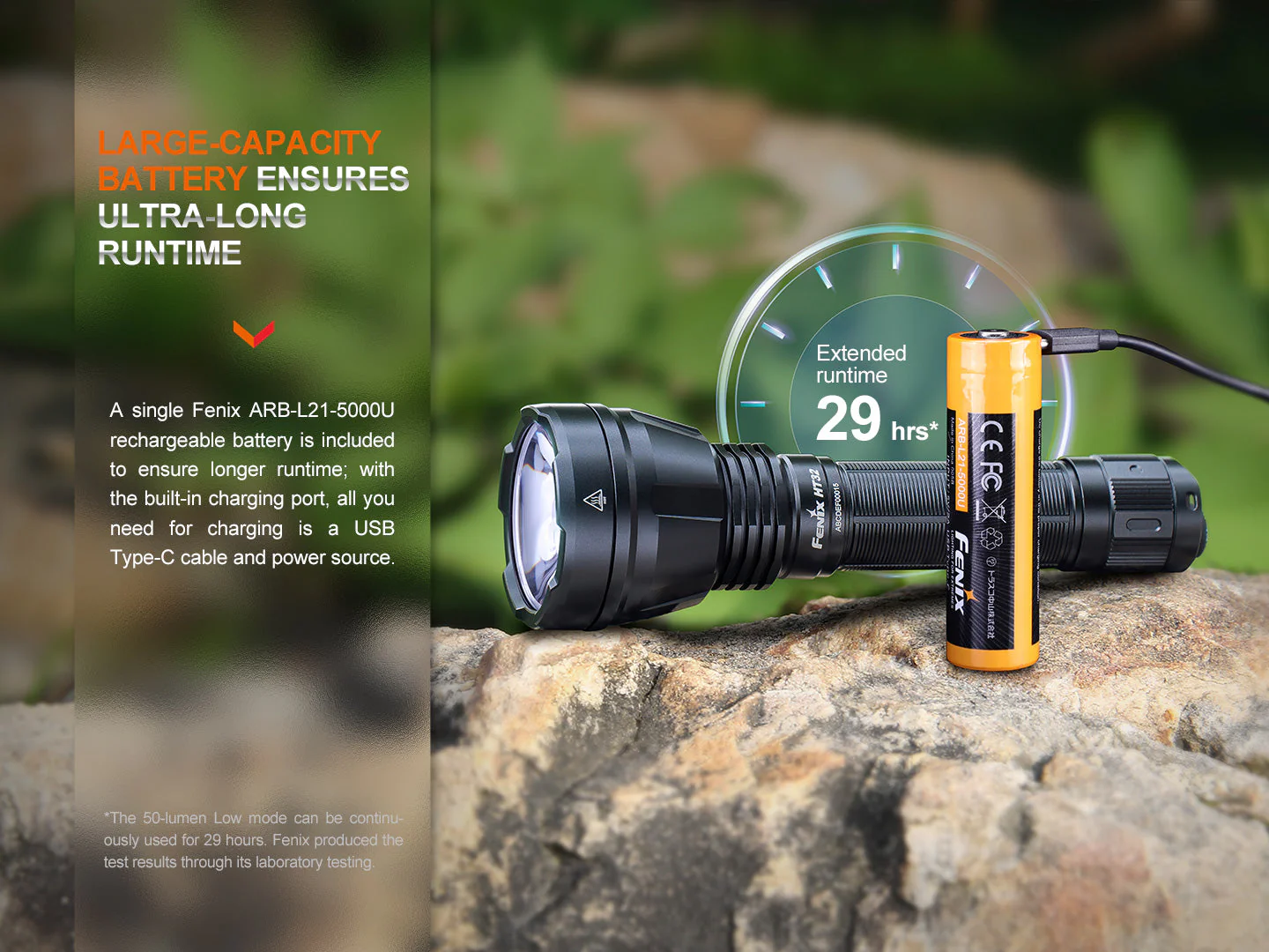 Hunting Flashlight with Red & Green Output - HT32 - Image 4