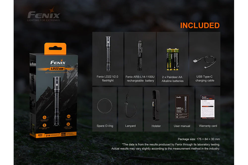 V2 Compact LED Flashlight - 800 Lumens - LD22 - Image 13