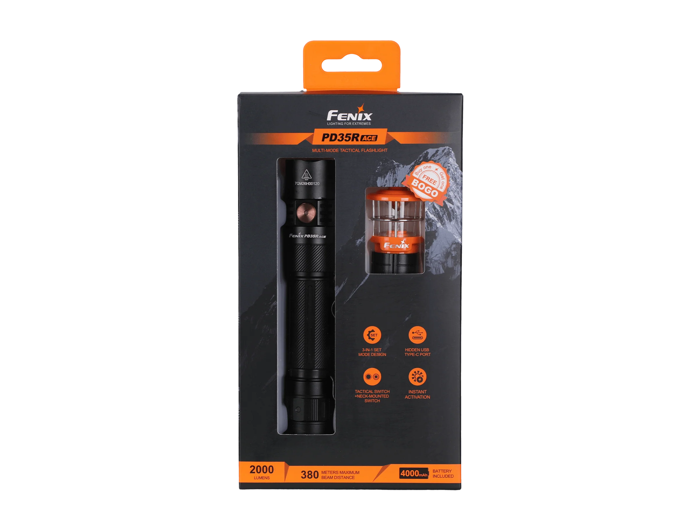 Fenix PD35R ACE Multi-mode Tactical Flashlight - Image 24