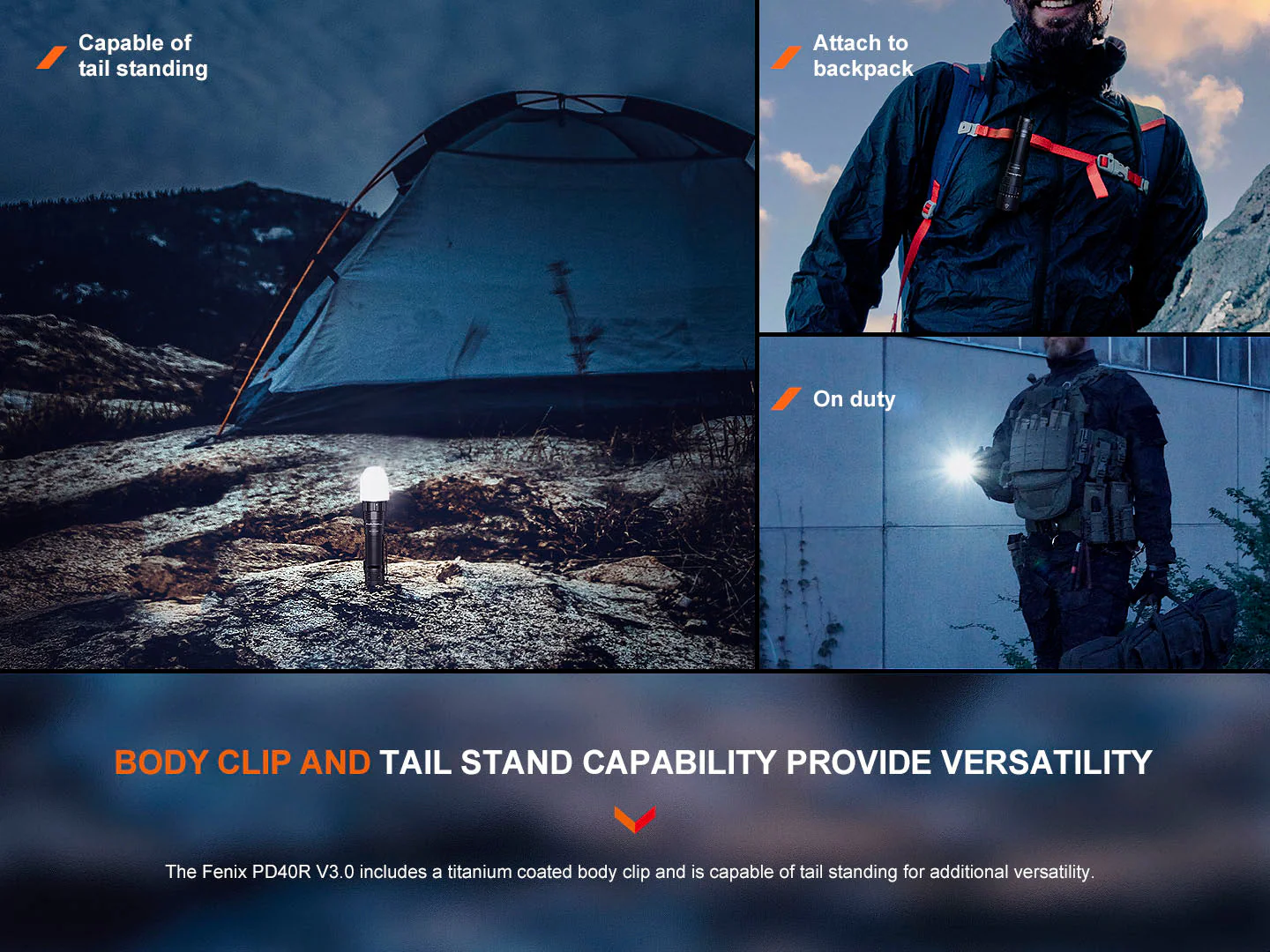 V3 Rechargeable Flashlight - PD40R - Image 8
