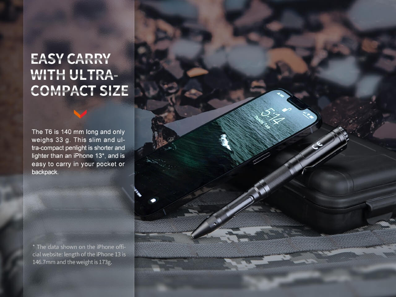 Tactical LED Penlight - T6 - Image 7