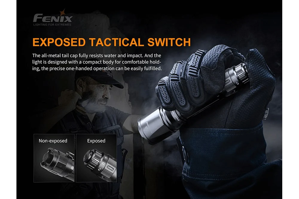 TAC LED Tactical Flashlight 1600 Lumens - TK11 - Discontinued - Image 2