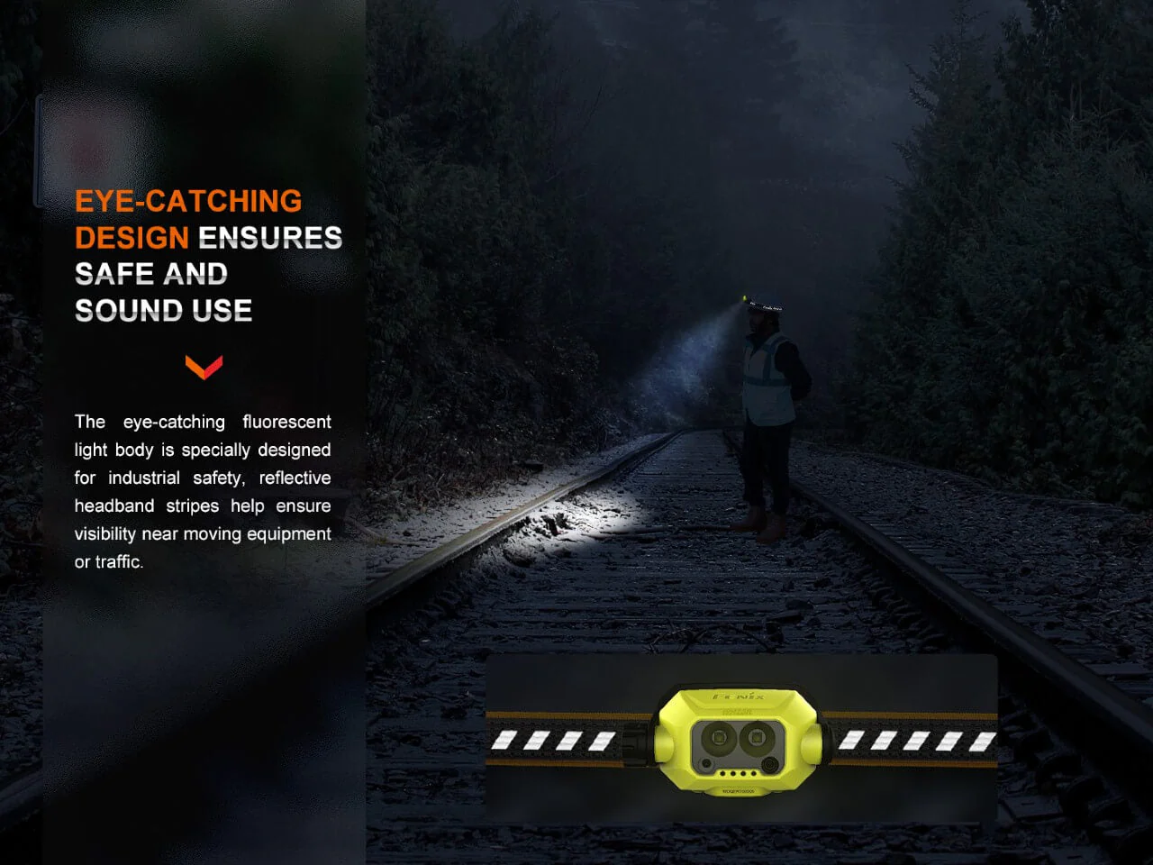 Gesture Sensing Industrial LED Headlamp - WH23R - Image 11