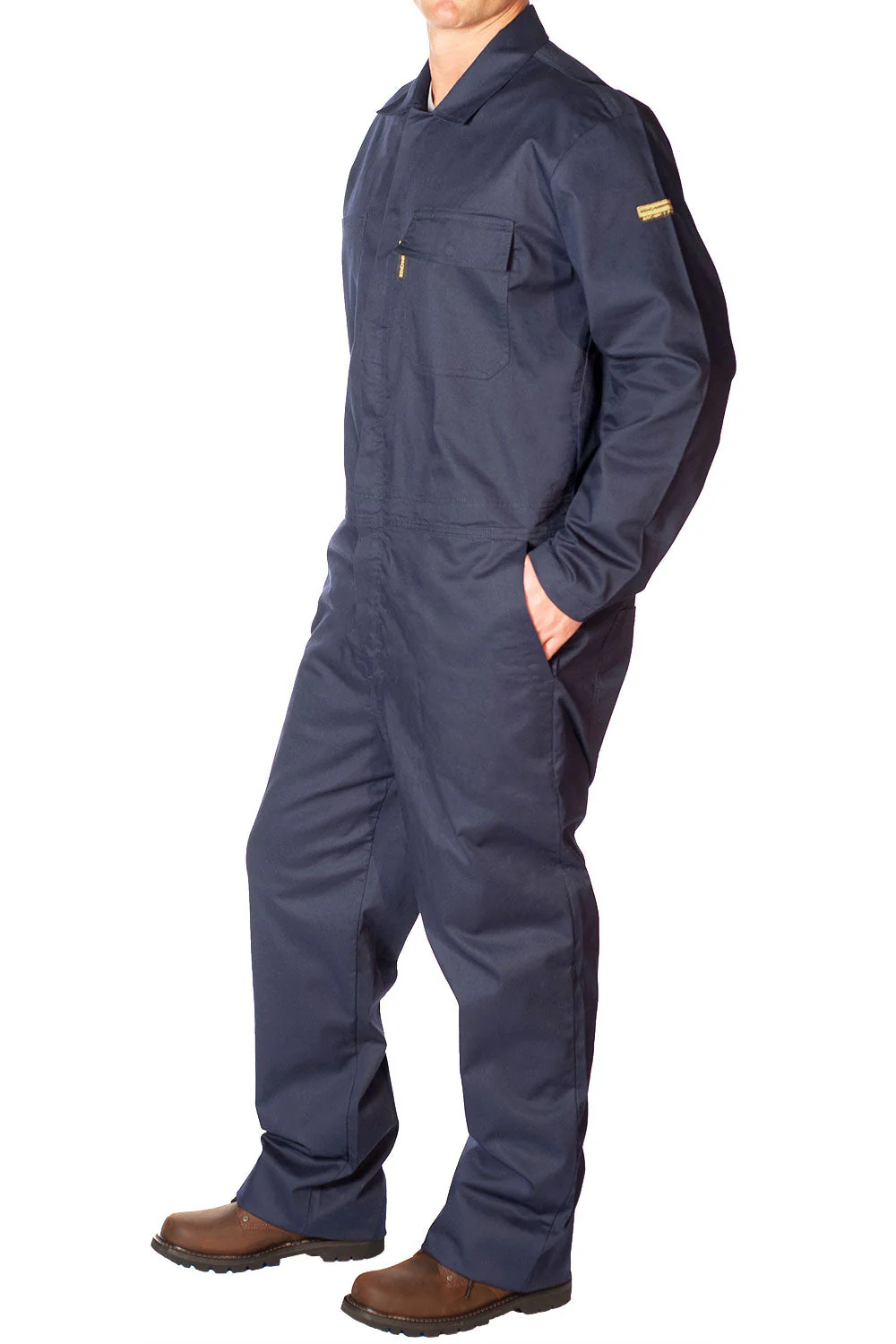 Flame Resistant Featherweight Navy Coveralls - Image 3