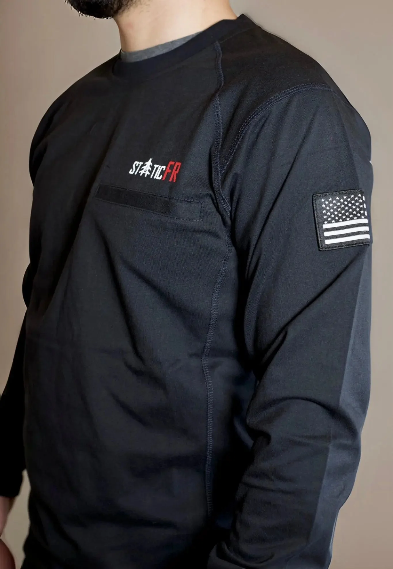 FR Crew Neck - Black - Image 2