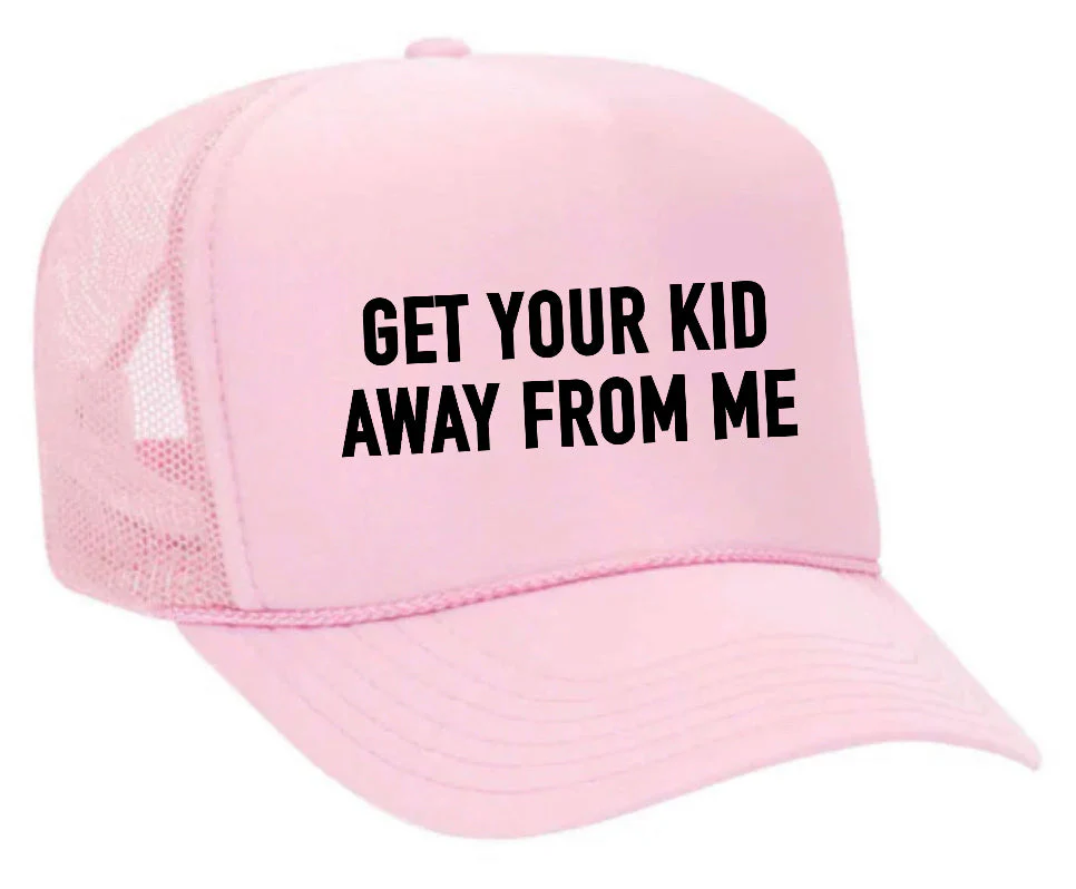 Get Your Kid Away From Me Trucker Hat - Image 10