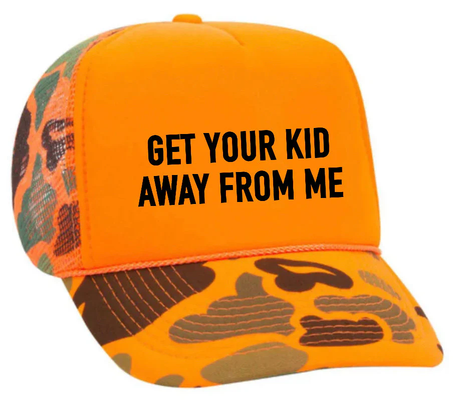 Get Your Kid Away From Me Trucker Hat - Image 14
