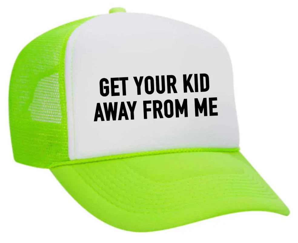 Get Your Kid Away From Me Trucker Hat - Image 16