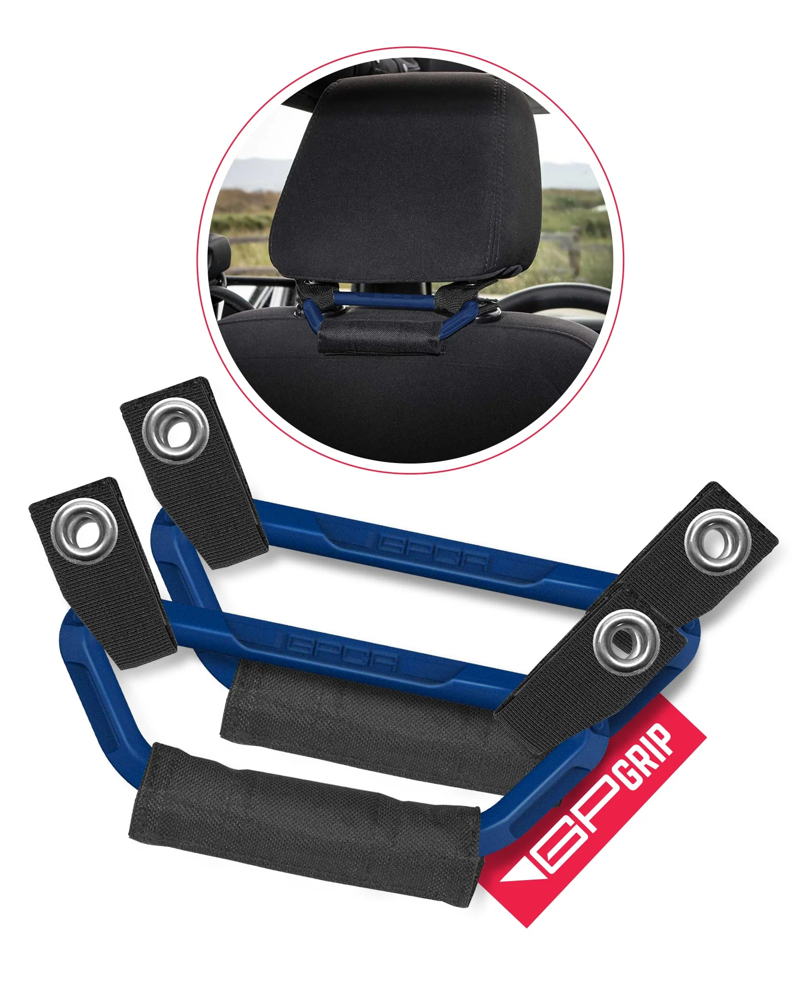 GP Back Grip PRO Color Headrest Handles - Image 29