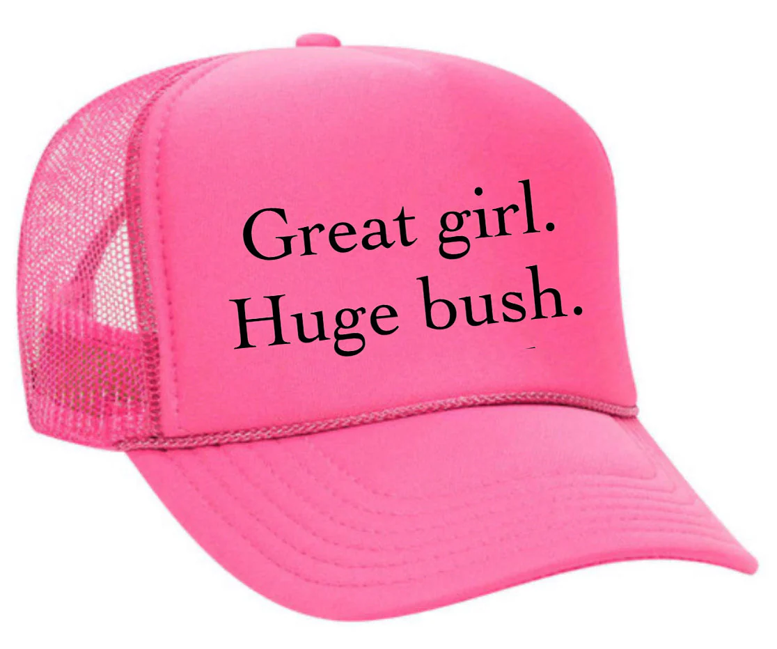 Great Girl Huge Bush Trucker Hat - Image 16
