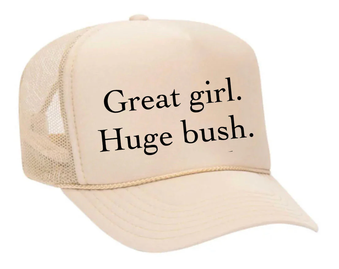 Great Girl Huge Bush Trucker Hat - Image 4