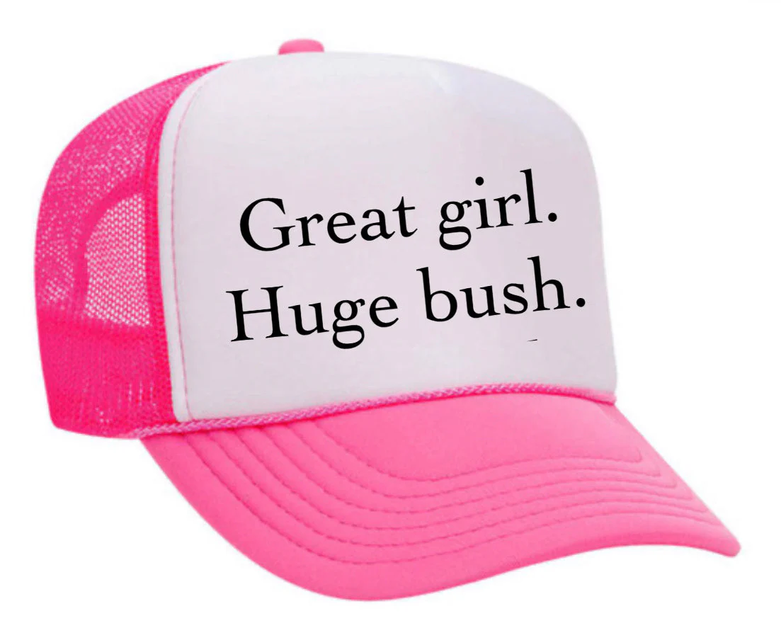 Great Girl Huge Bush Trucker Hat - Image 9