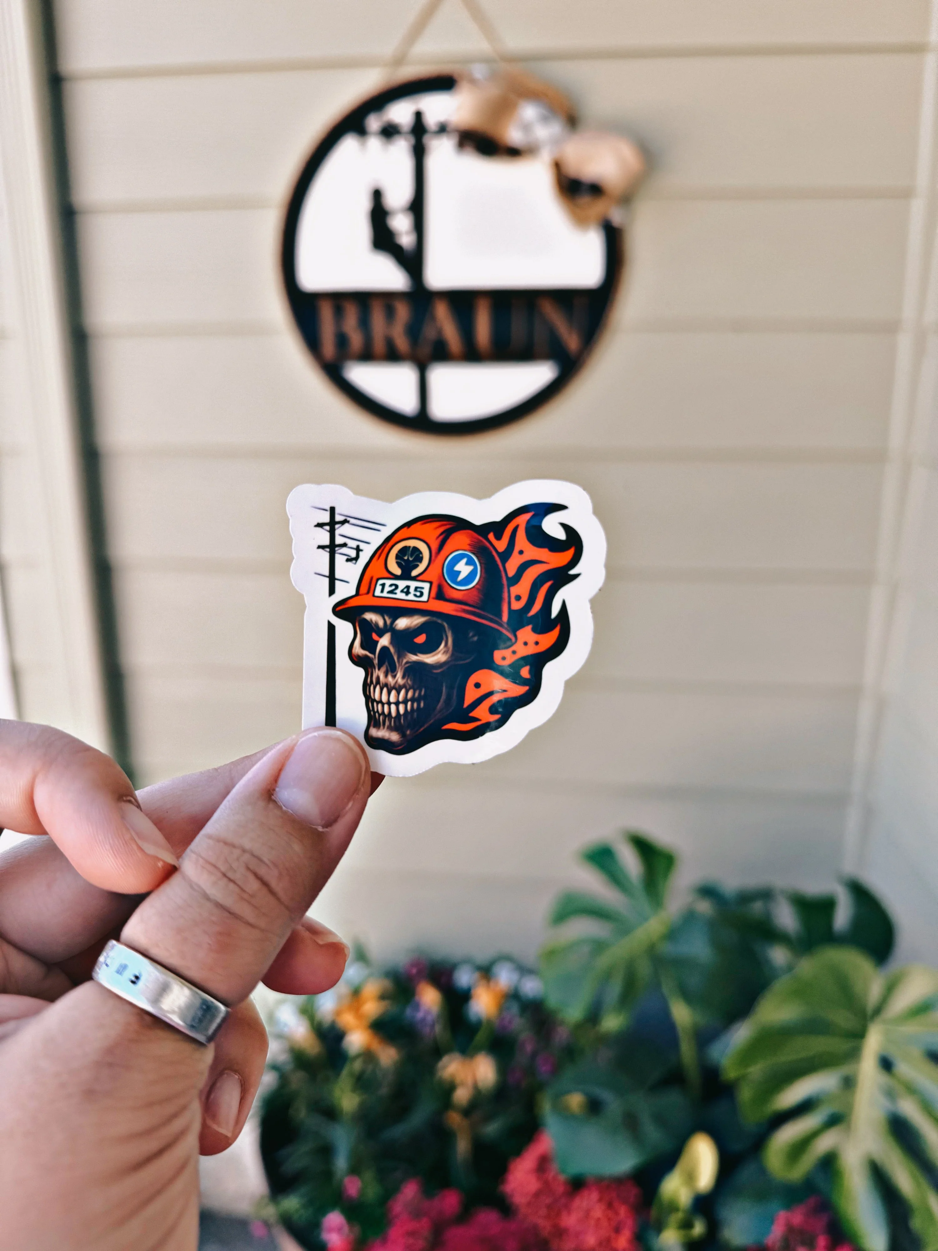 Hard hat stickers (Lineman 12 pack) - Image 6