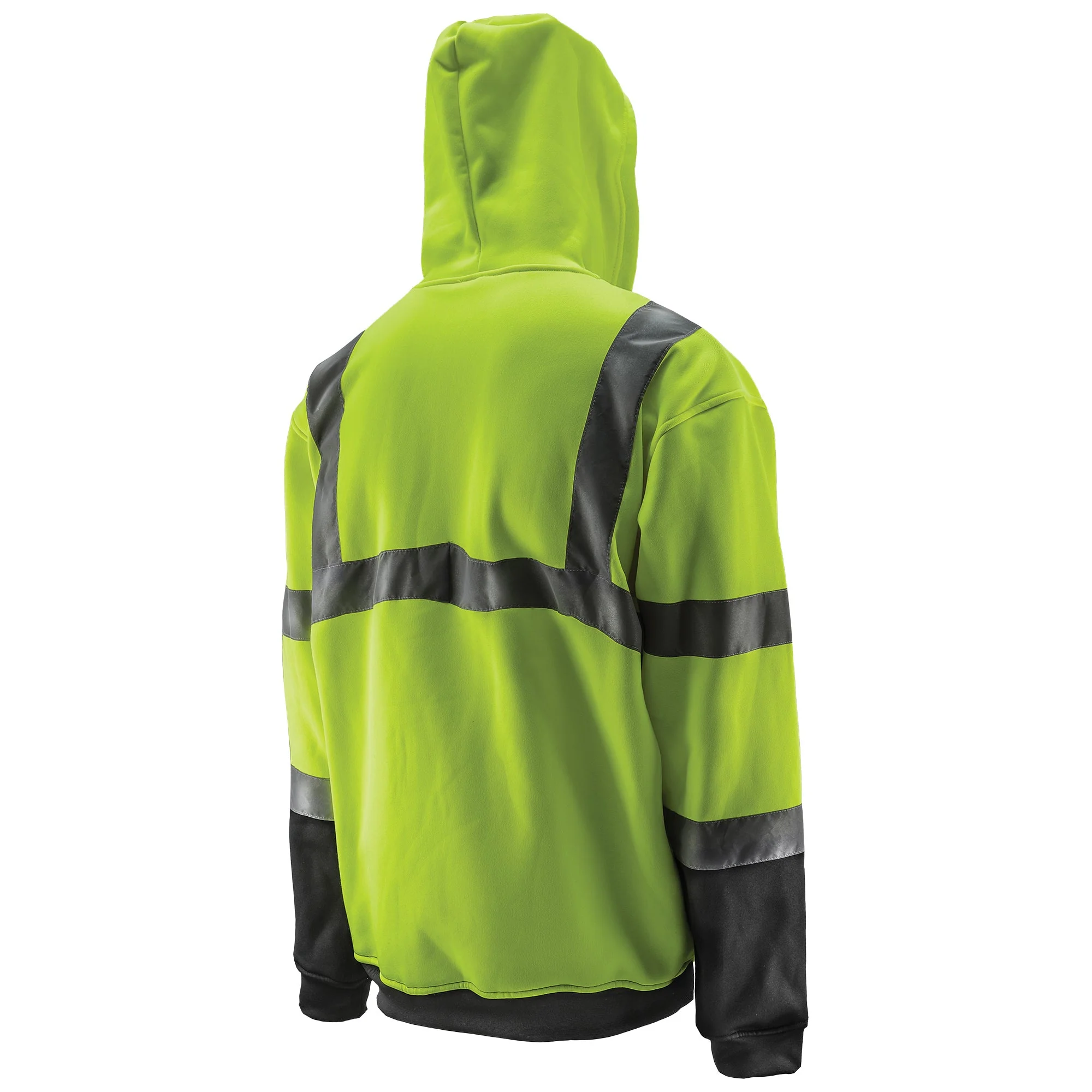 Hi-Viz Yellow Pro Hoodie - Image 2