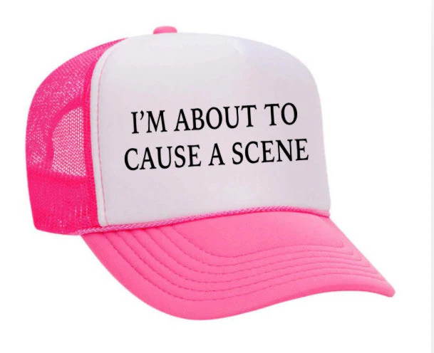 Iām About To Cause A Scene Trucker Hat - Image 19
