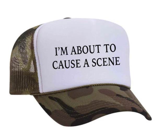 Iām About To Cause A Scene Trucker Hat - Image 23