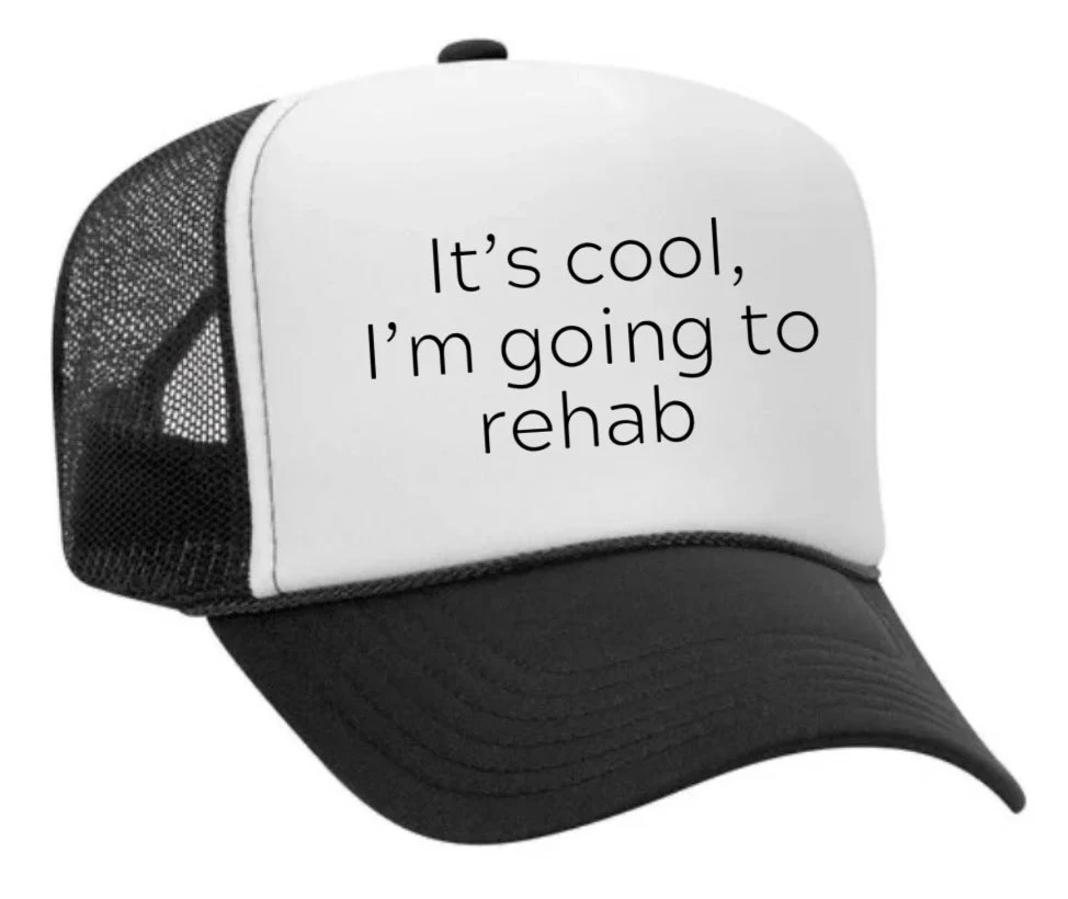 It's Cool, I'm Going to Rehab Trucker Hat - Image 4