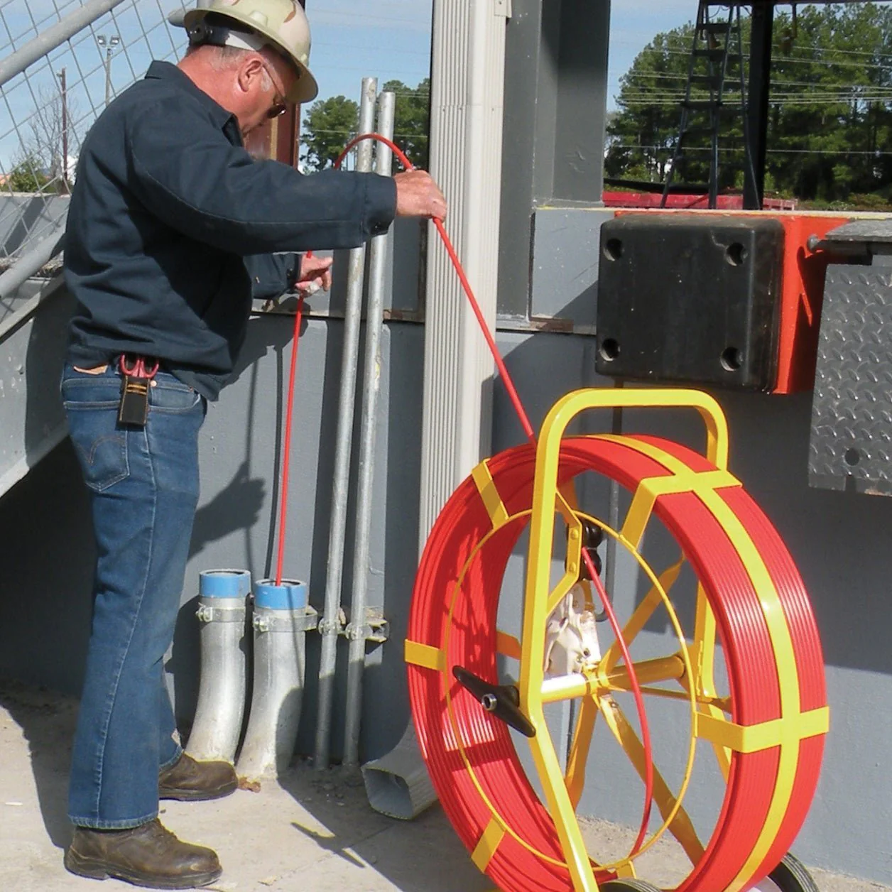 Jameson 3/8" X 600' Conduit Non-Conductive Duct Rodder - 11A-25-600M - Image 10