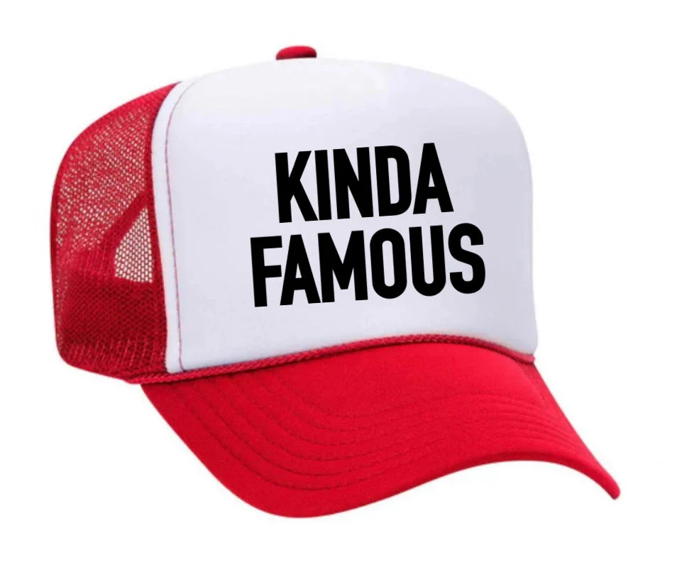 Kinda Famous Trucker Hat - Image 2