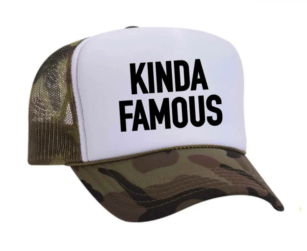 Kinda Famous Trucker Hat - Image 22