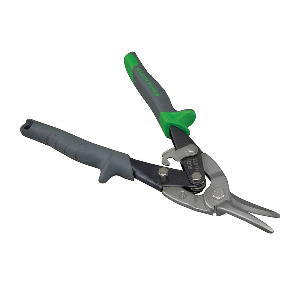 Klein 1201R Aviation Snips with Wire Cutter, Right - Image 2